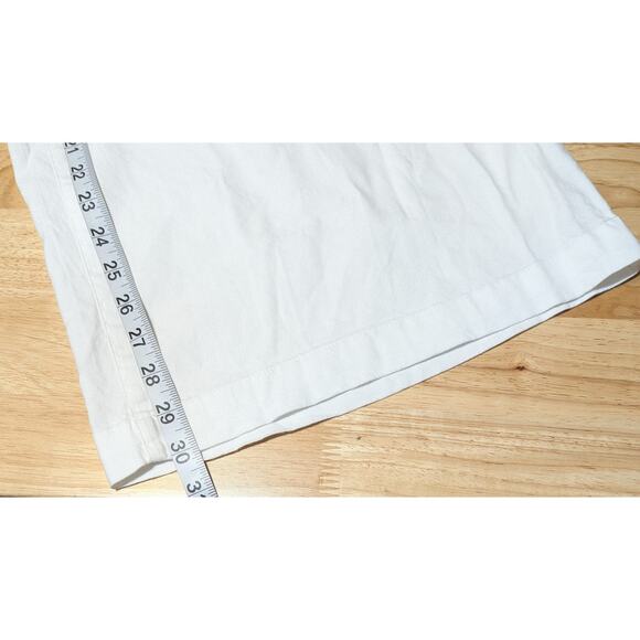 INC International Concepts Pants Womens 14W White Linen Blend Wide Leg Pull On - Picture 3 of 8